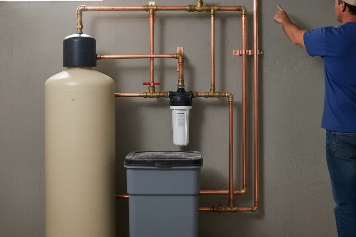 Whole-house water treatment system installed in Suwannee